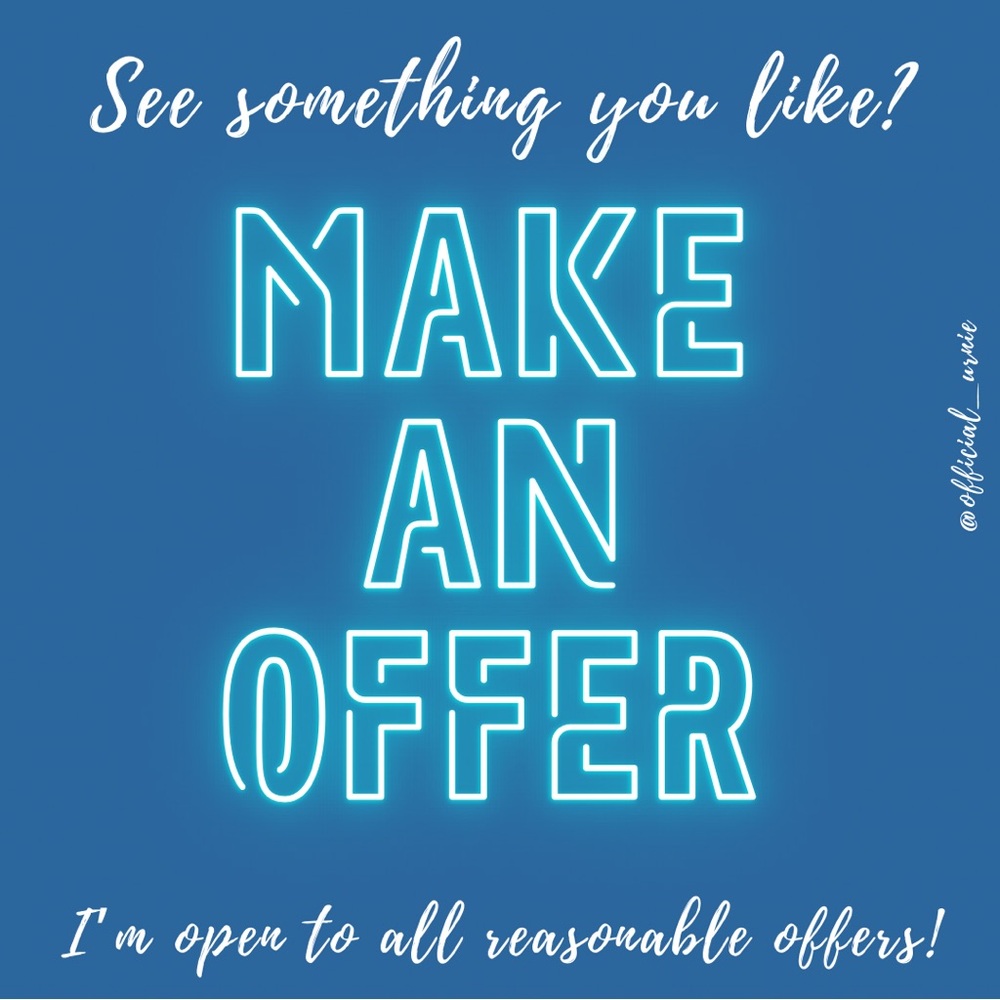 REASONABLE OFFERS ACCEPTED 💛